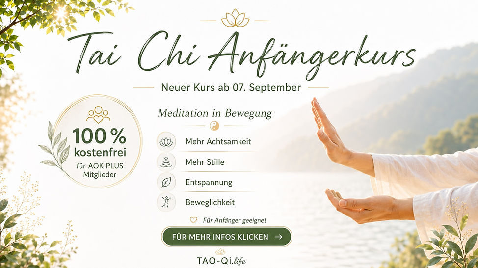 Tai Chi Kurs Anfänger