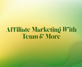 Make Money from Home in 2026: Affiliate Marketing with Temu & More