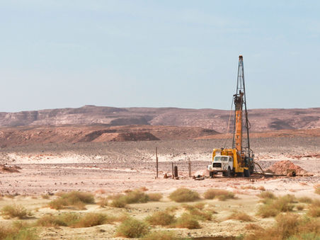 Oil drilling in Africa