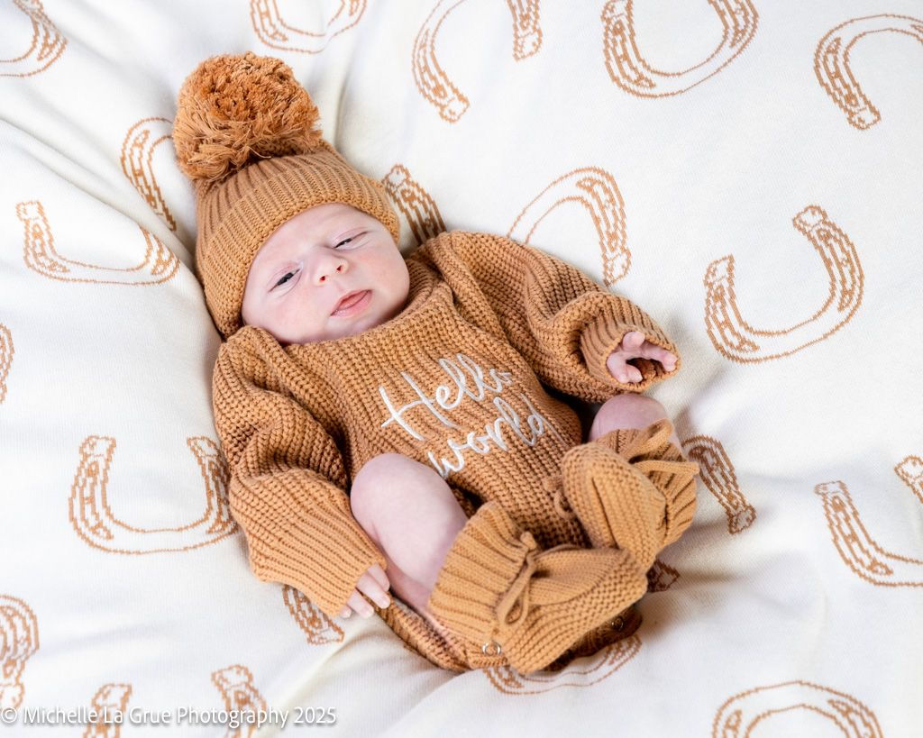 Mocha Brown Romper & Booties