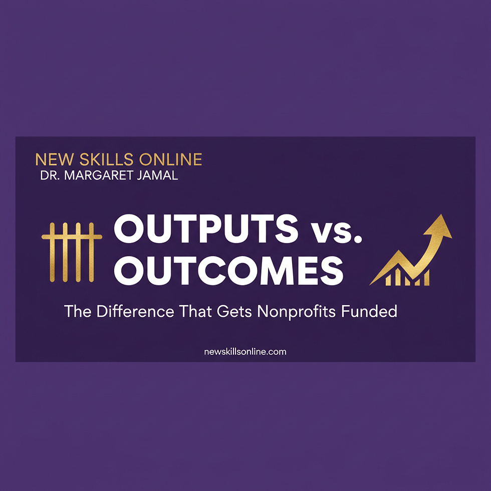 Outputs vs. Outcomes: The Difference That Gets Nonprofits Funded (or Passed Over)