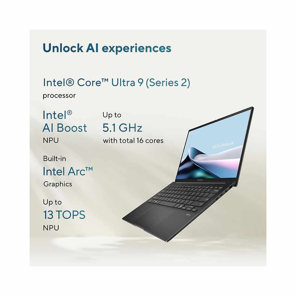 Miniatura: ASUS Zenbook 14 OLED 2025, Ultra 9 285H, 32GB RAM, 1TB SSD – Jasper Gray