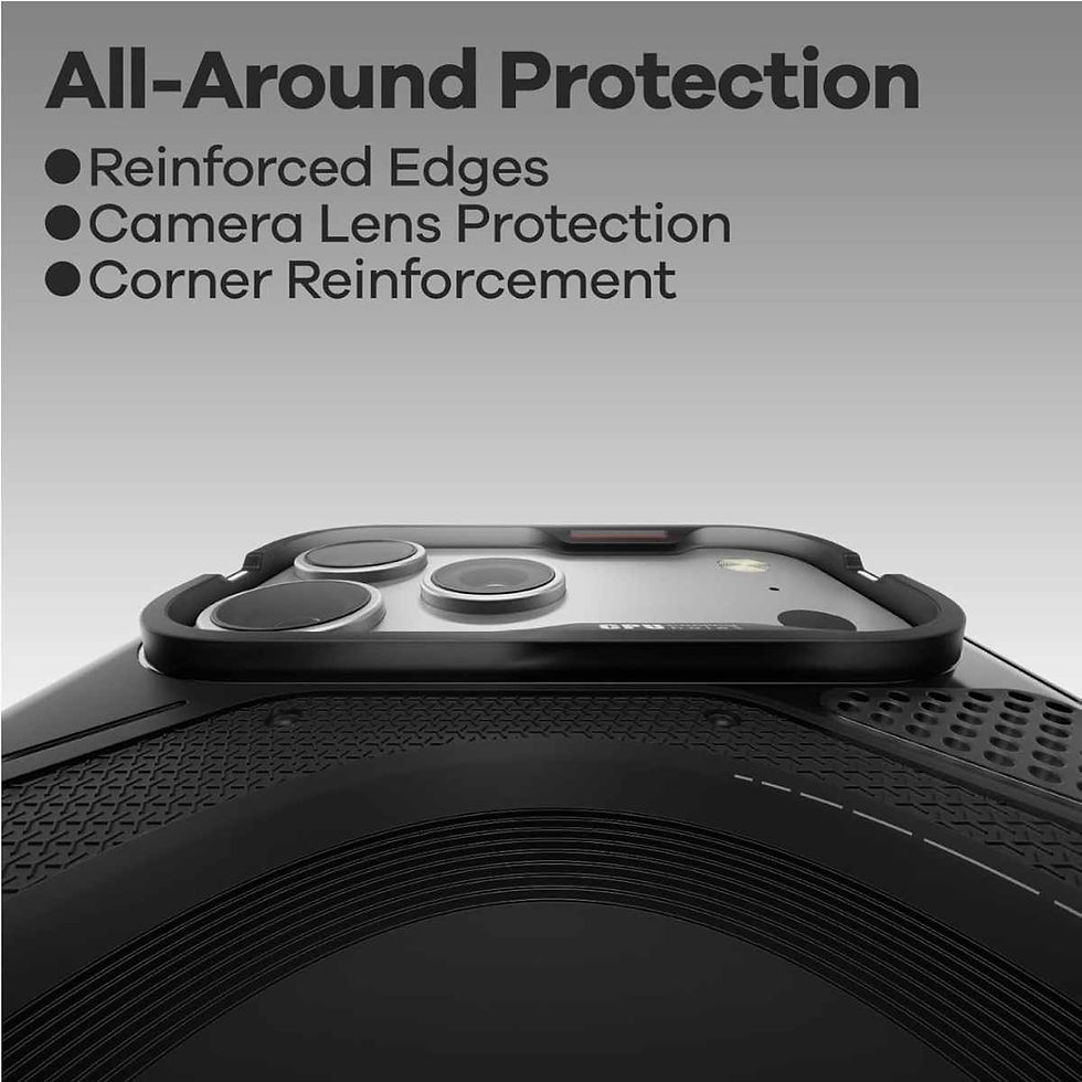 Miniatura: Capa Aulumu A17 para iPhone 17 Pro Max — Resistente e MagSafe (Preto)