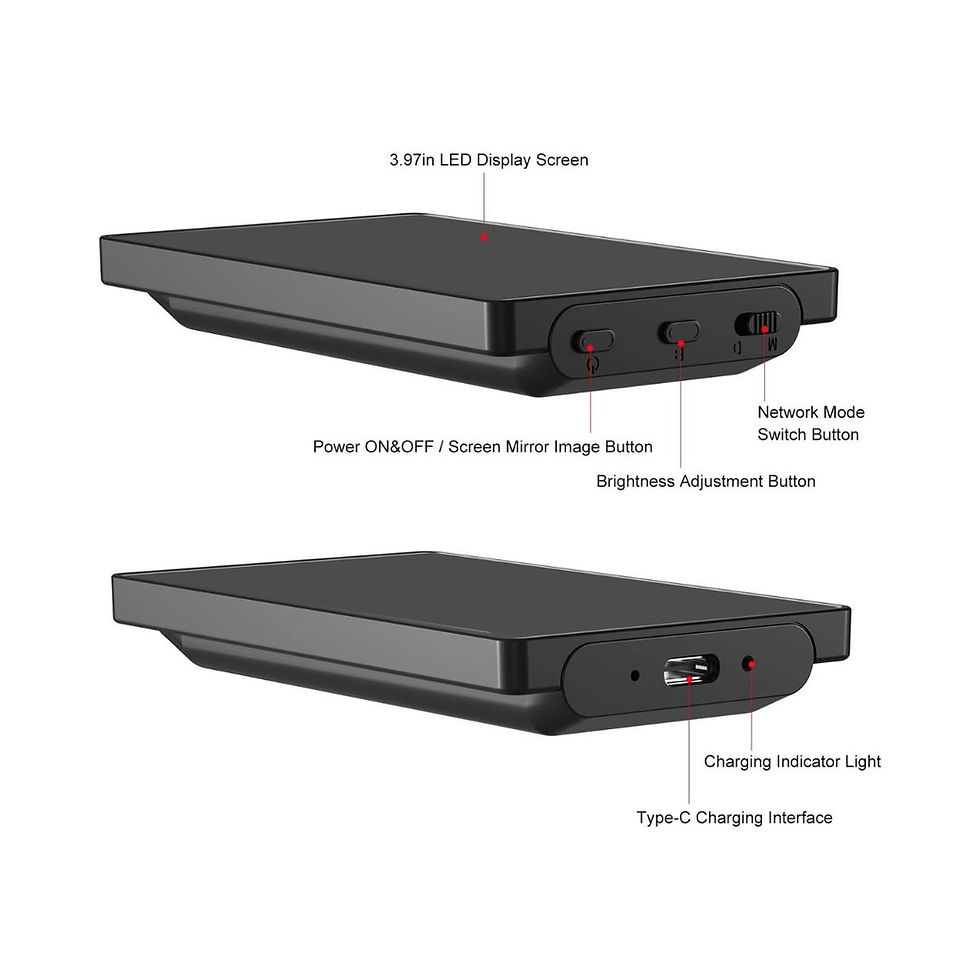 Miniatura: Monitor de Selfie para Vlog de Telemóvel Newmowa