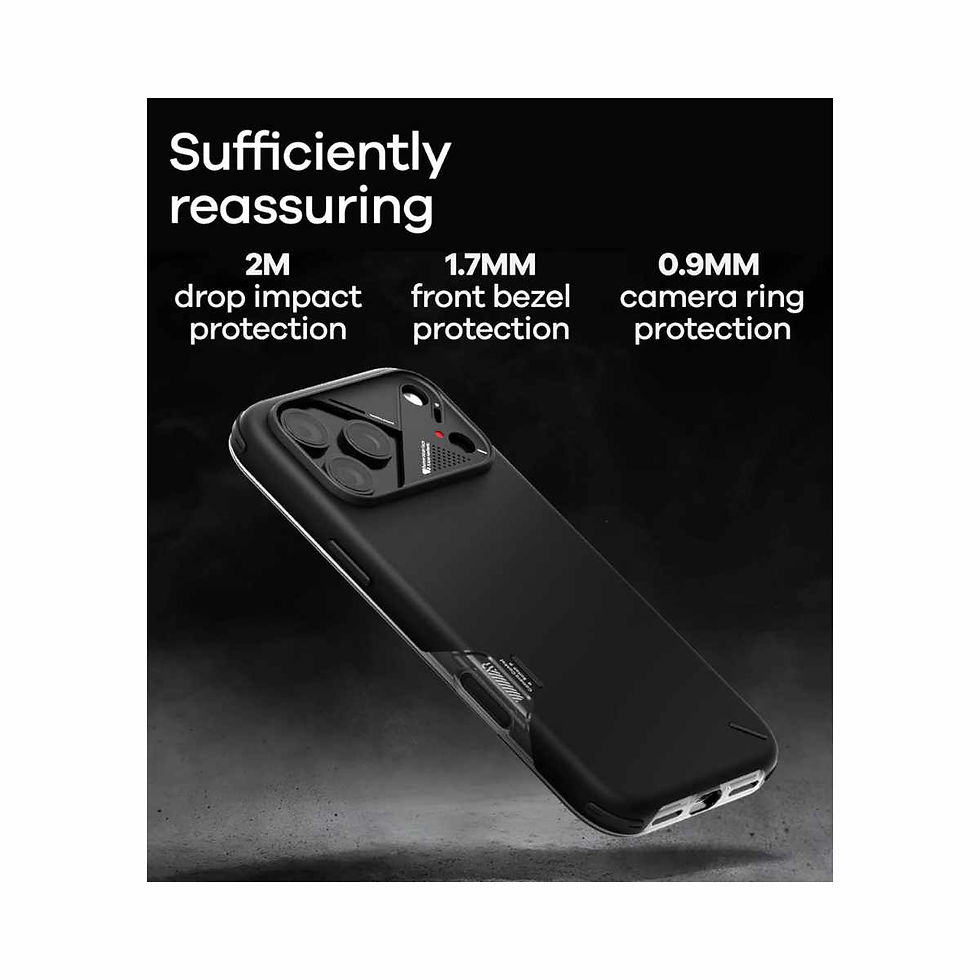 Miniatura: Capa Aulumu A17 Anti-Choque para iPhone 17 Pro Max – Branca