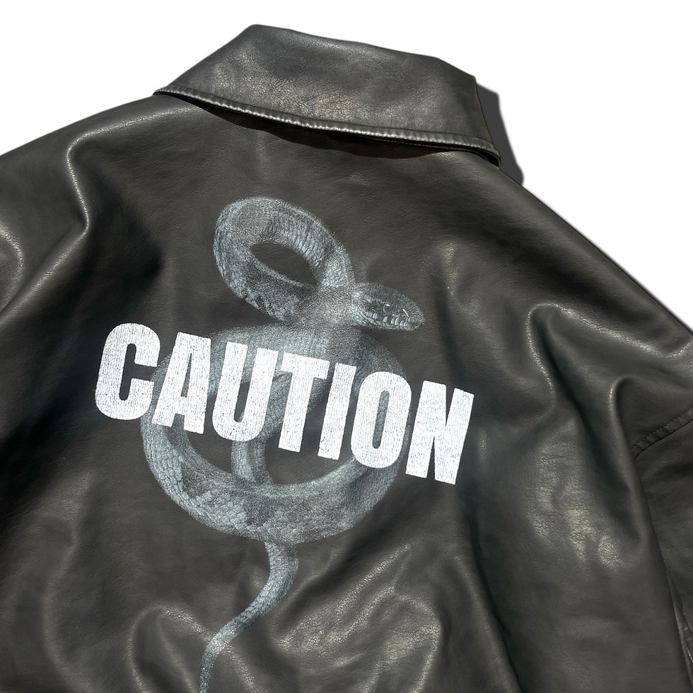 Thumbnail: Sky Knight Jacket - Snake Black