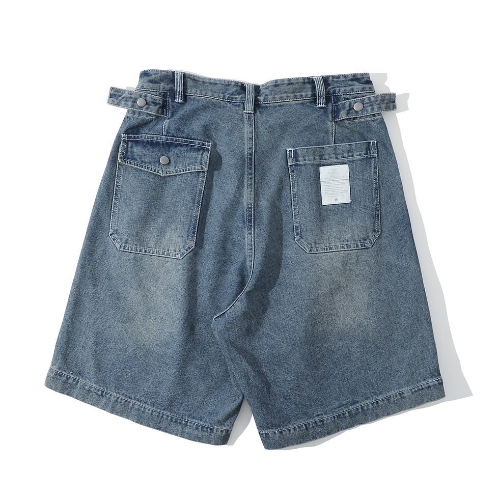 Thumbnail: USAF Utility Shorts - Blue Denim
