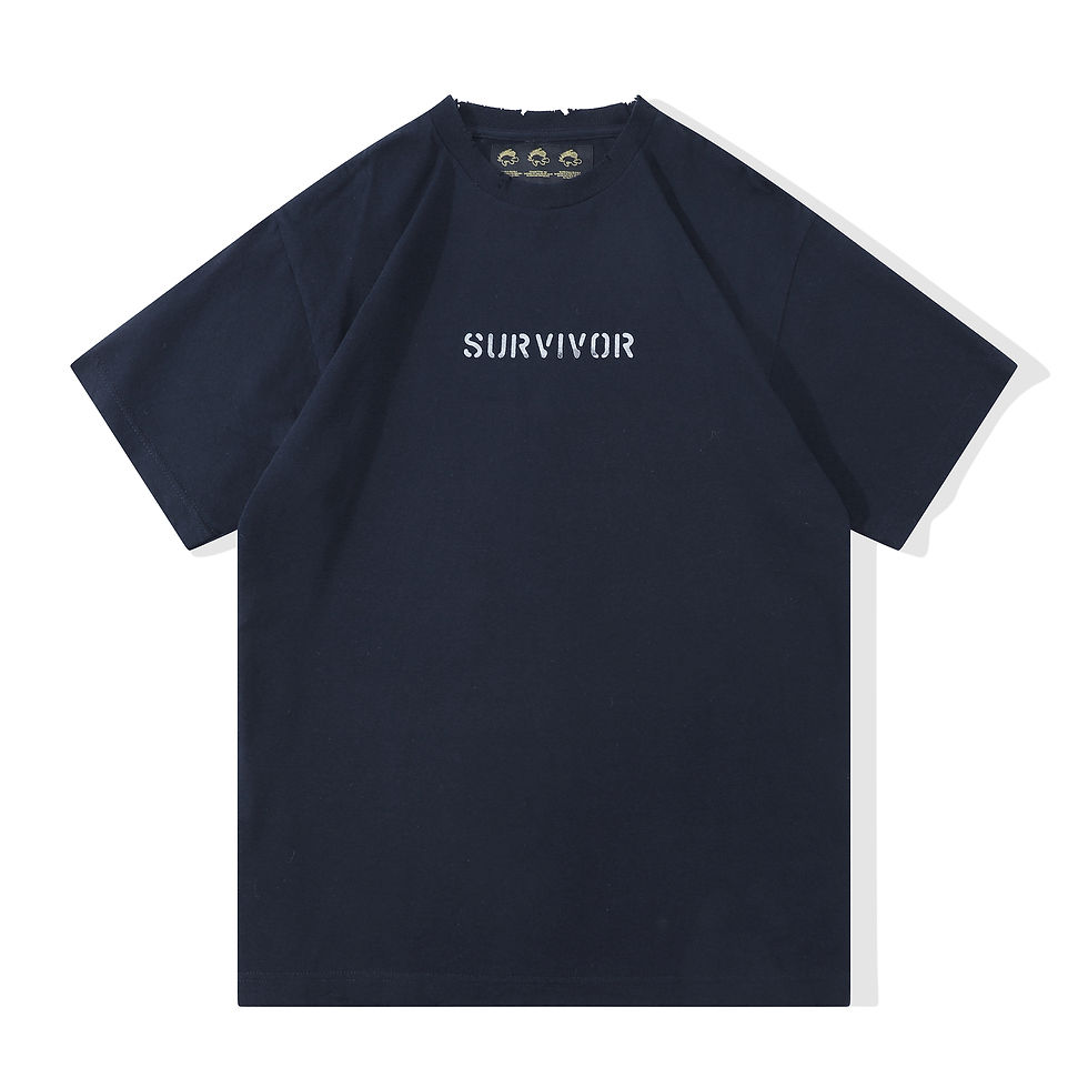 Survivor Tee - Navy