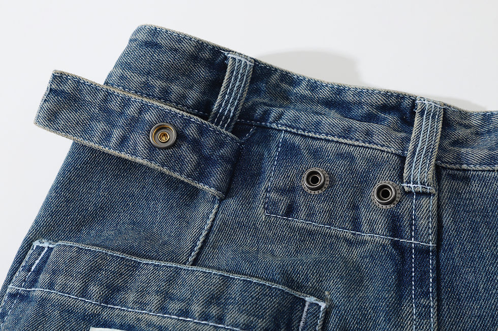 Thumbnail: USAF Utility Shorts - Blue Denim