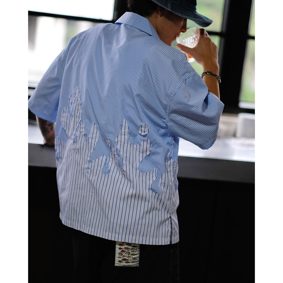 Thumbnail: The Flame SS Shirt - Light Stripe