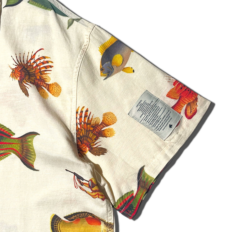 Thumbnail: Souvenir Shirt Zero - Fishes Beige