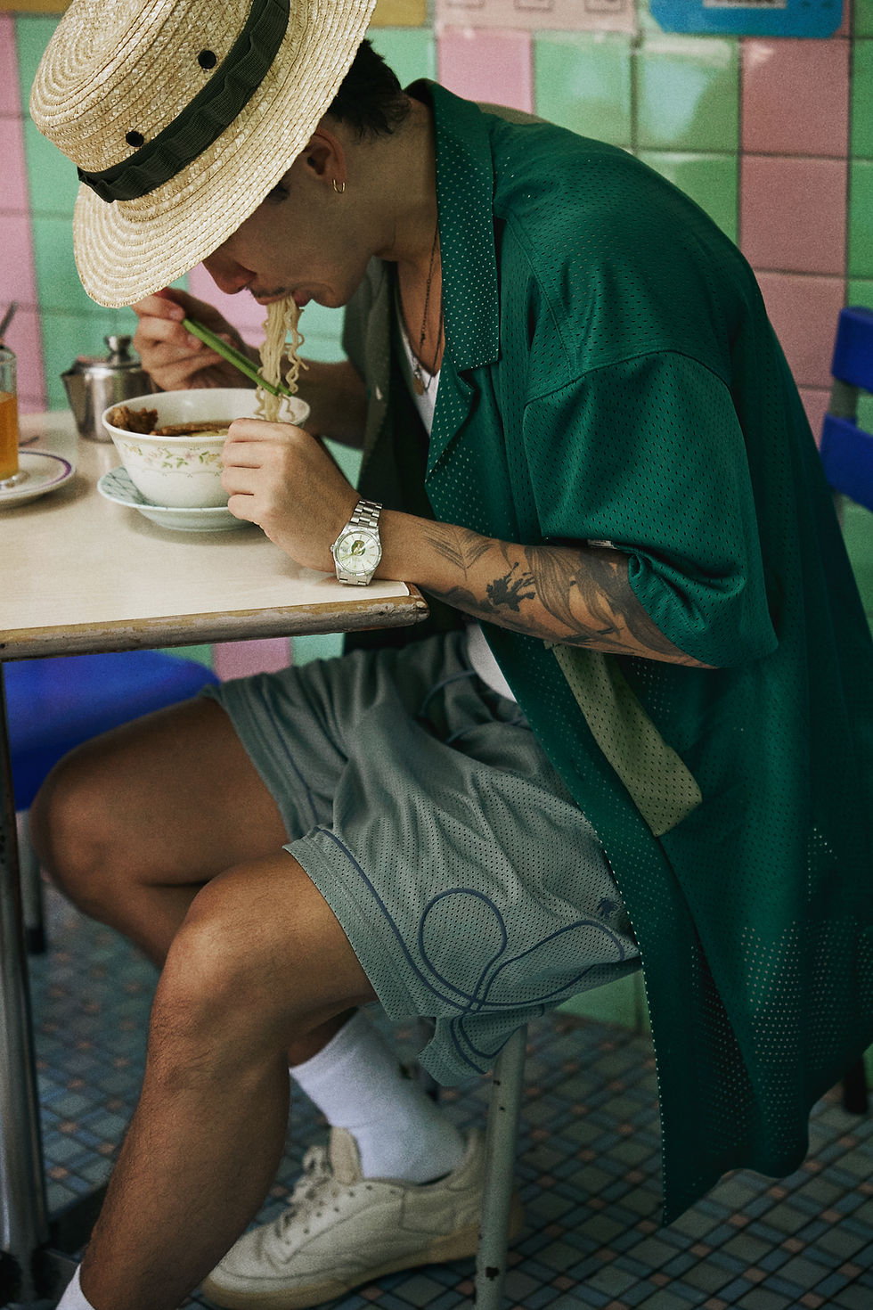 Thumbnail: Club Stubborn X ISLA Basketball Shorts - Alpha Frey