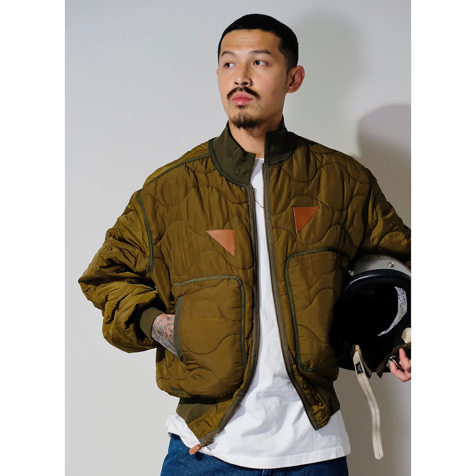 ボトムスその他 Golden Journey W's Sb Over Jacket S8 Flight Jacket - Gold/Olive | clubstubborn