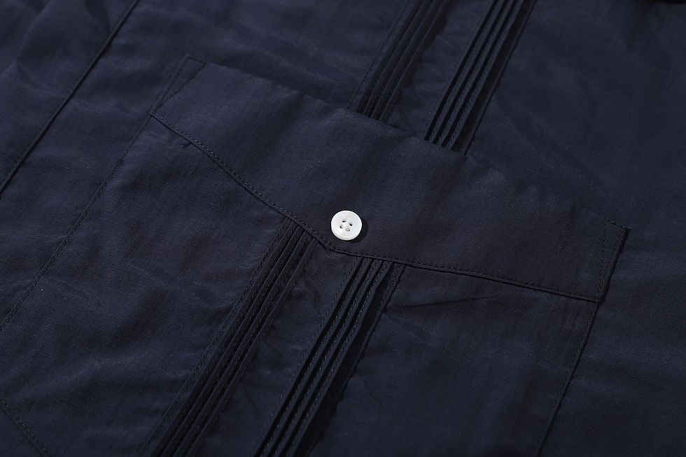 Thumbnail: Cuban Zen Shirt Jacket - Navy