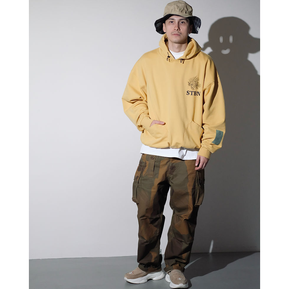 Thumbnail: Stubborn Fitness Hoodie - Washed Ginger