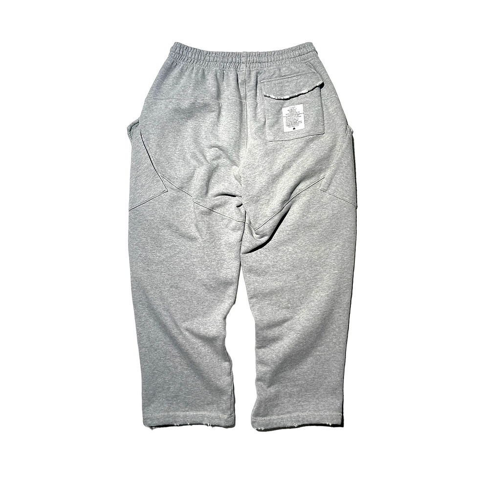 Thumbnail: British Naval Sweat Pants - Damaged Grey