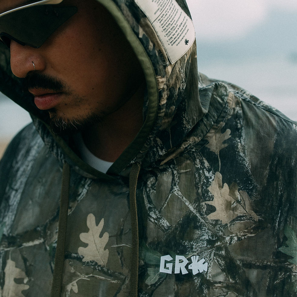 Thumbnail: C.S. x GRO The Defender Hoodie - Wood Camo