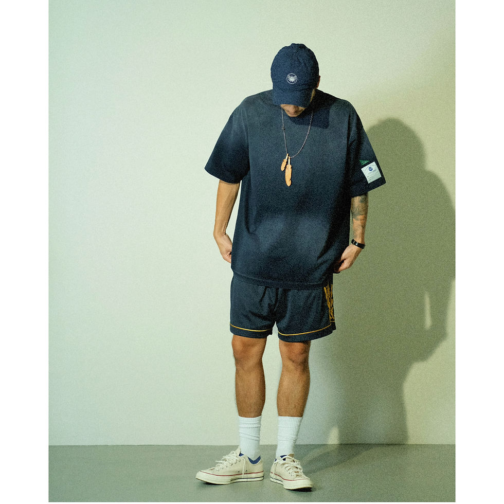 Thumbnail: Pinup Model Cook Tee - SunFaded Navy