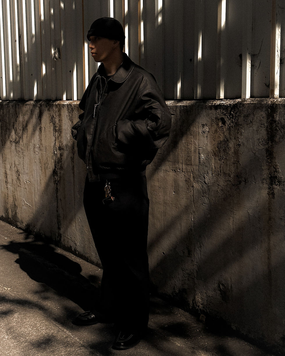 Thumbnail: Sky Knight Jacket - Snake Black