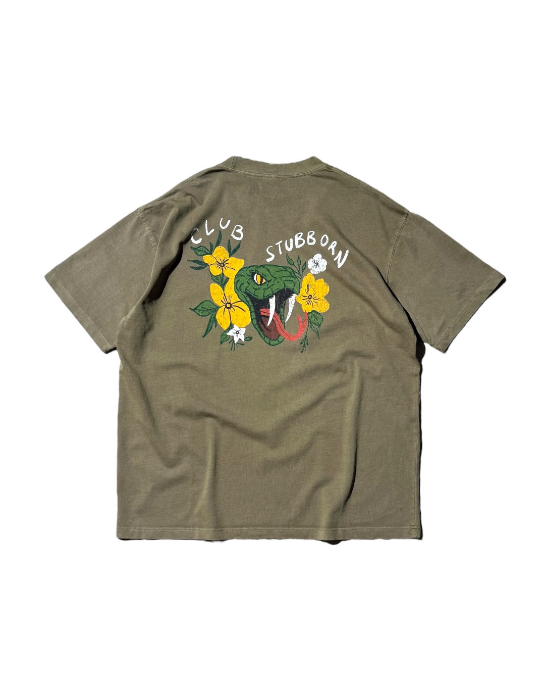 C.S. Year Of Snake Tee - Washed Khaki