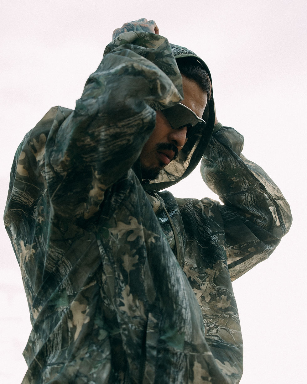 Thumbnail: C.S. x GRO The Defender Hoodie - Wood Camo