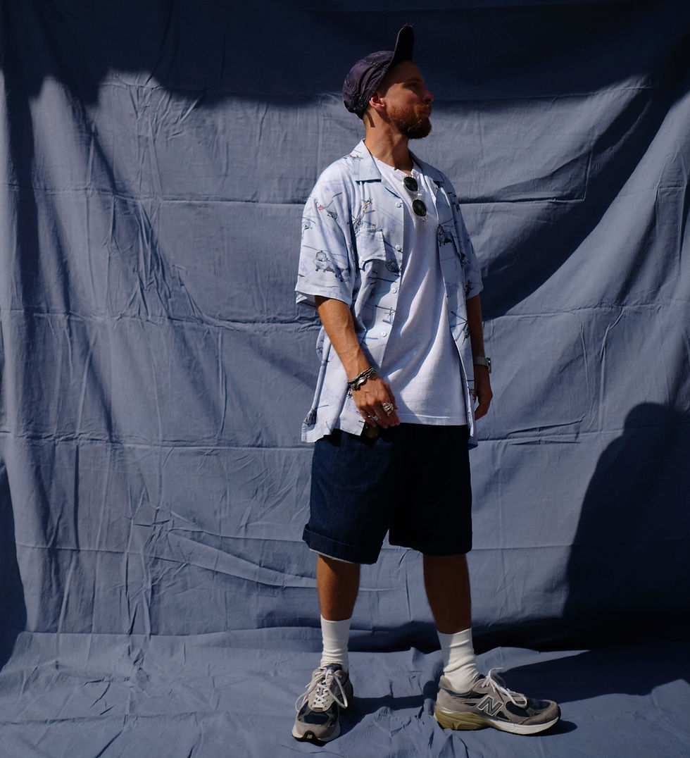 Thumbnail: Souvenir Shirt 2.0 - Helicopter Blue