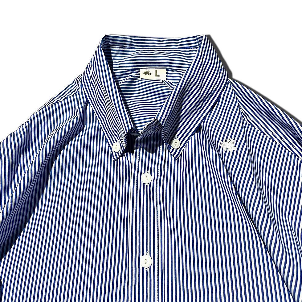 Thumbnail: The Flame Shirt - Blue Stripe