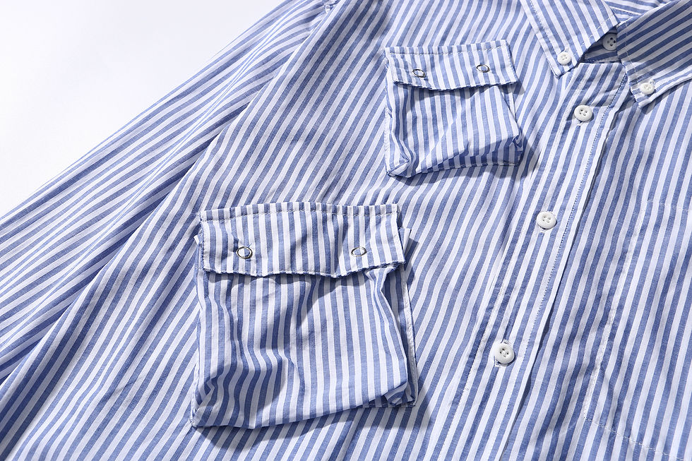 Thumbnail: C1 Stripy Shirt - Blue