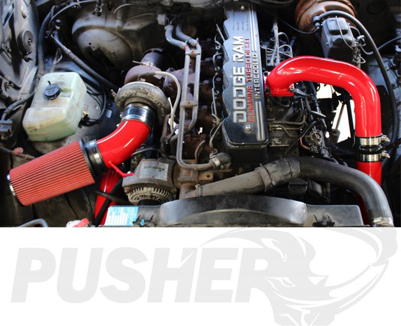 Thumbnail: Pusher 3.5" MEGA Intake System with 3.5" Passenger Side Intercooler Tube 94-96