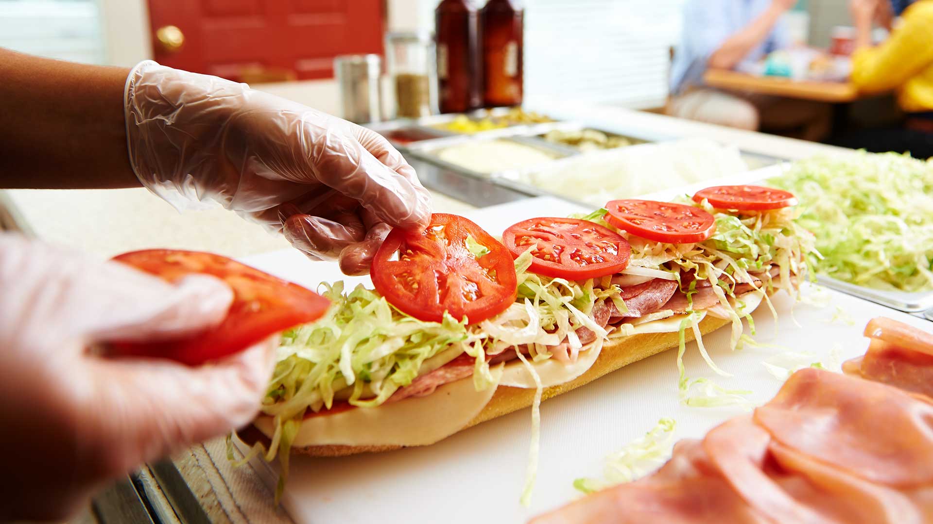 Arranged Food and Objects