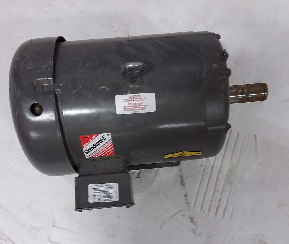 Thumbnail: Baldor Motor Cat # M3710T-5 Hp-7.5  RPM 1760  Frame 213T