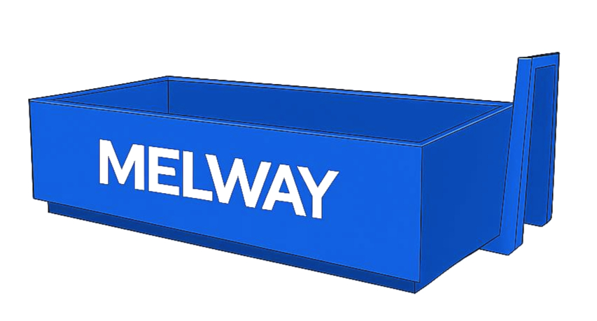 Melway skip bin