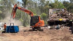 Excavator Loading Bin