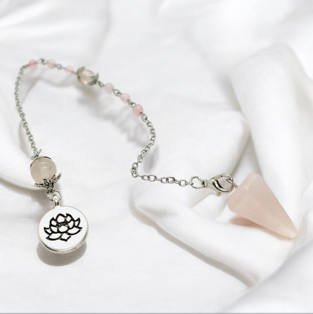 PENDULE QUARTZ ROSE 
