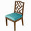 Thumbnail: Syrian mother of pearl dining chair #2525