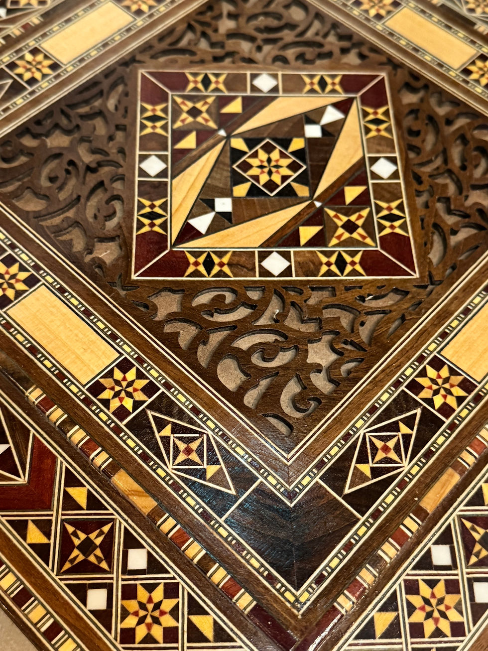 Thumbnail: #B01Mosaic inlaid Syrian box