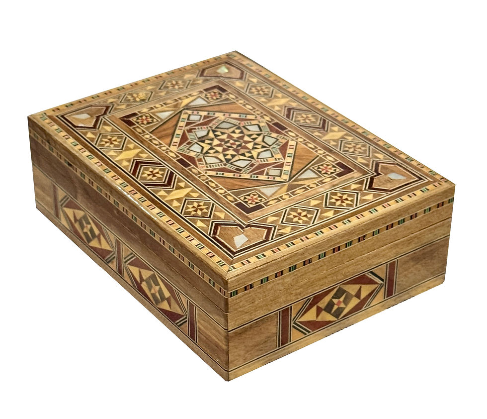 الصورة المصغرة: handcrafted Syrian mosaic inlay box