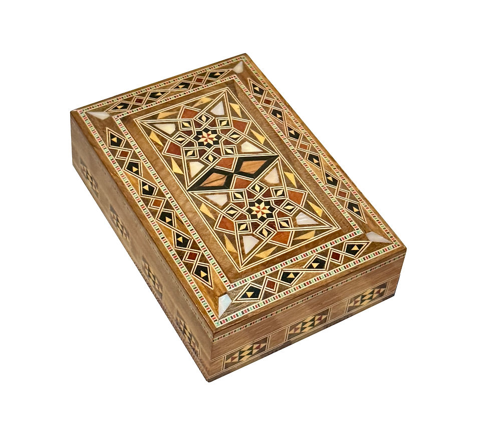 الصورة المصغرة: exquisite Syrian marquetry box