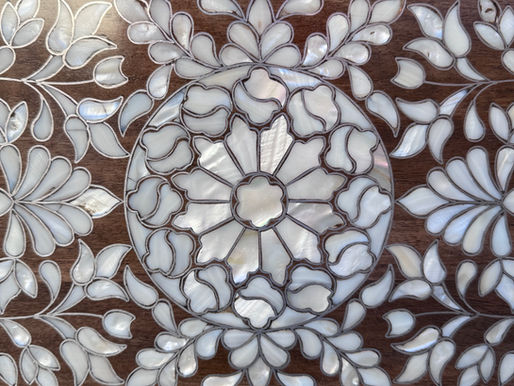 Luxury Syrian mother of pearl inlay furniture