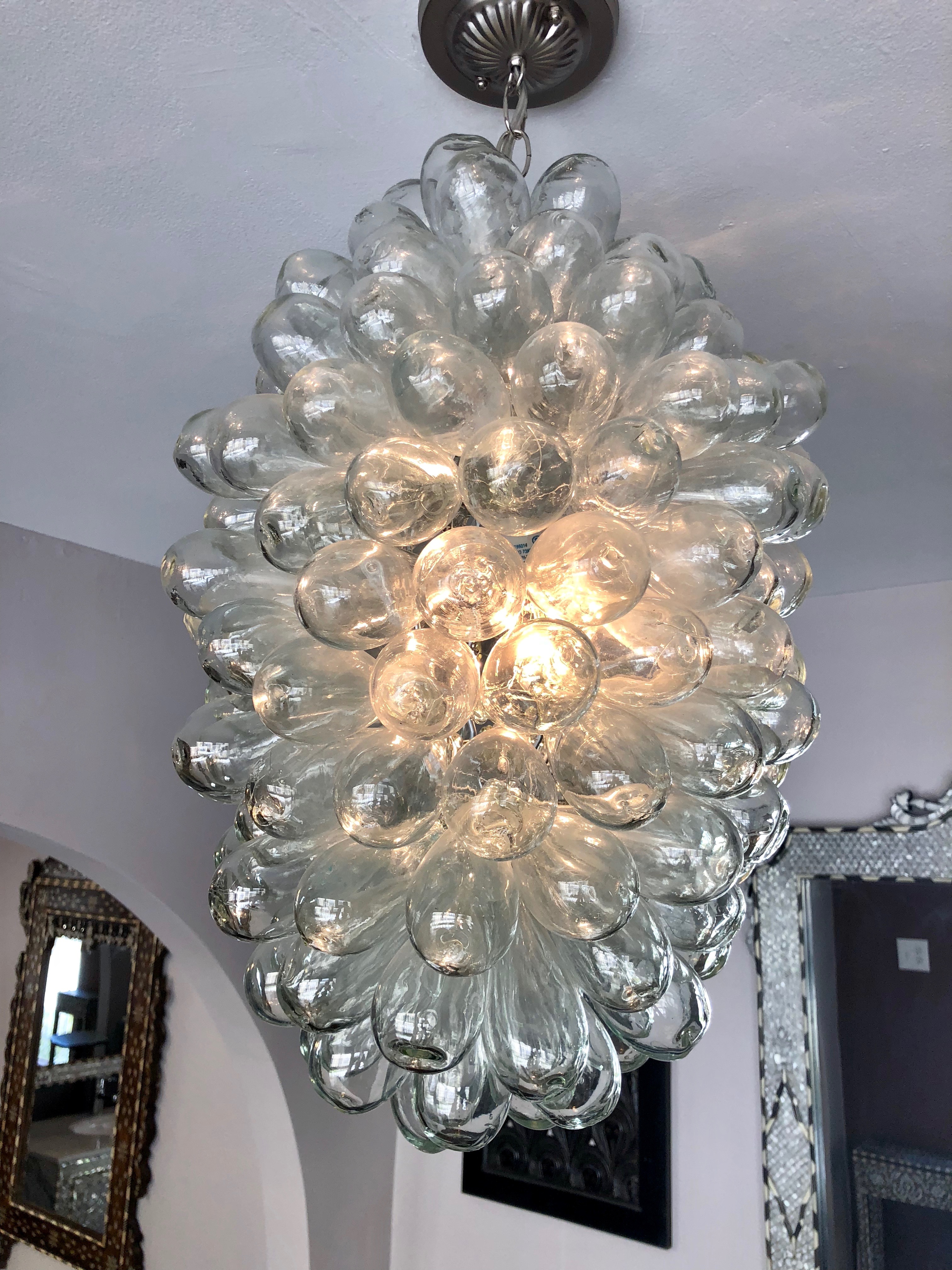 Alkhayat fine art furniure, Light fixture of Syrian handblown glass