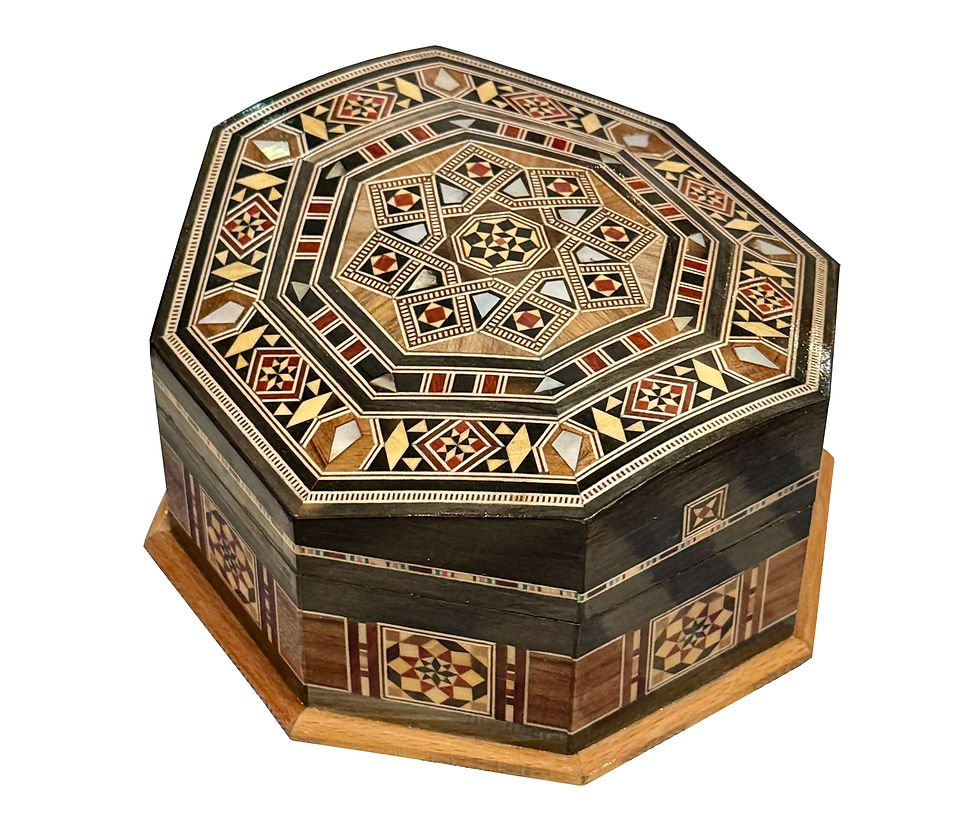 الصورة المصغرة: #B05 Syrian Marquetry box