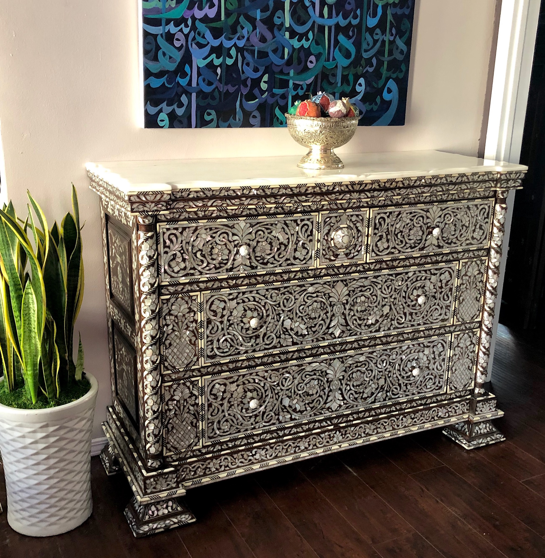 Alkhayat Furniture Syrian Chest Moroccan Chest