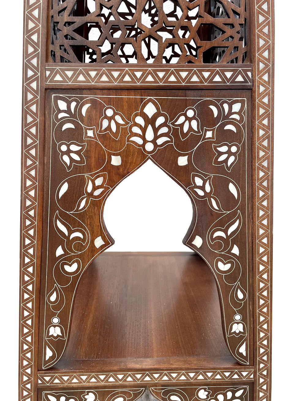 Thumbnail: Syrian Mother-of-Pearl Inlaid Pedestal Table
