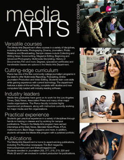 Pierce College Media Arts Brochure