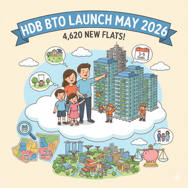 Your Family's New Home: HDB Releasing 4,620 Flats May 2026