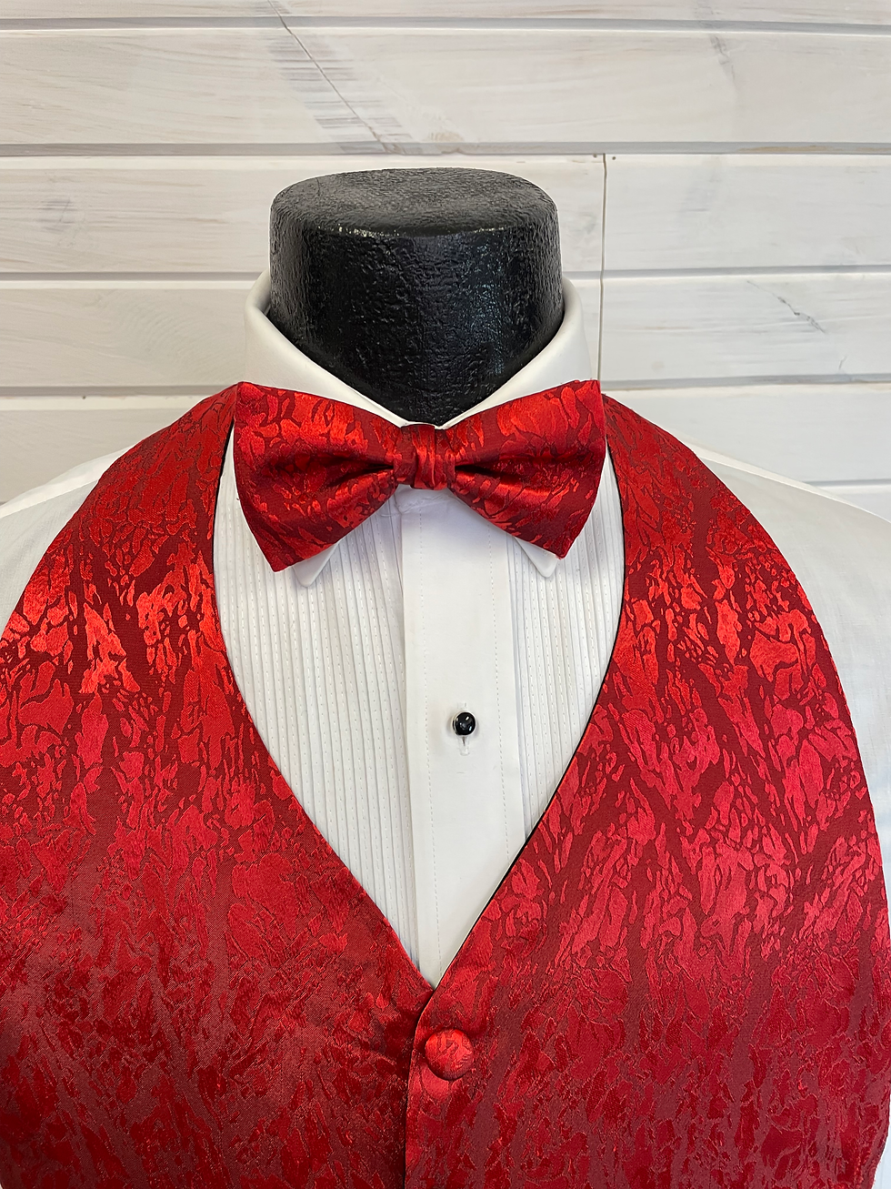 Thumbnail: Lava Red Vest & Bow Tie 