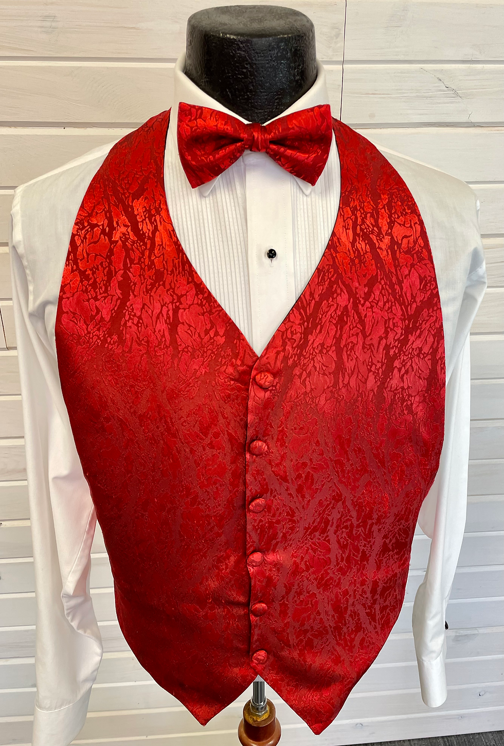 Thumbnail: Lava Red Vest & Bow Tie 