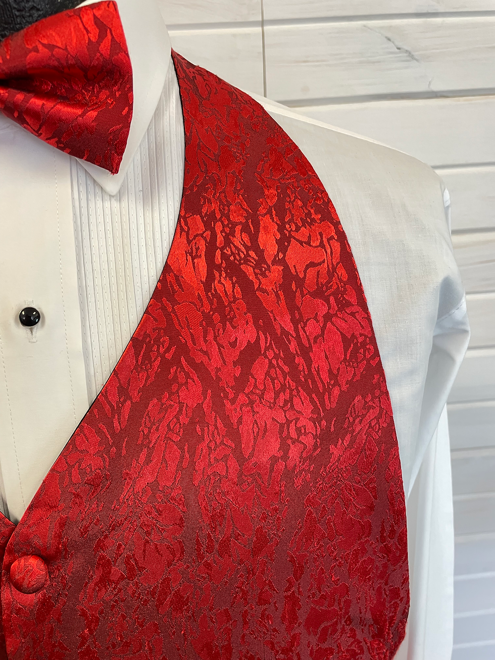 Thumbnail: Lava Red Vest & Bow Tie 