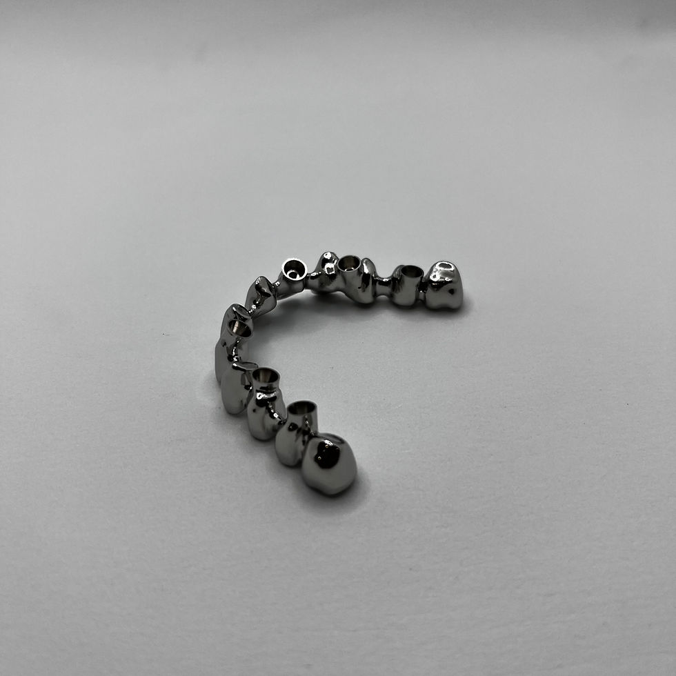 Miniature : Barre implantaire usinée