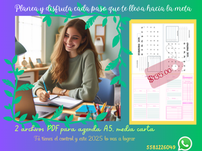 Agenda y calendario en pdf